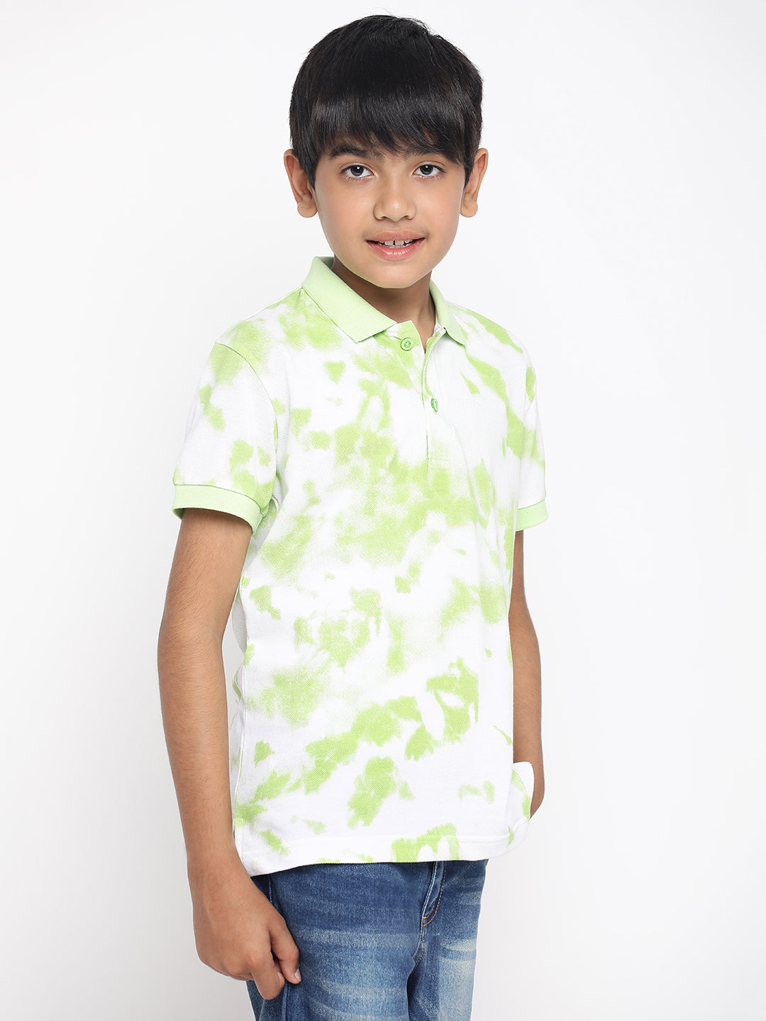 Lil Tomatoes Boys Cotton Polo T-shirt