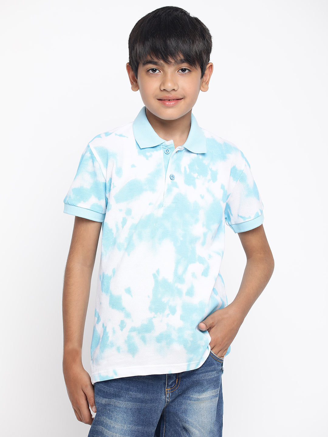 Lil Tomatoes Boys Cotton Polo T-shirt