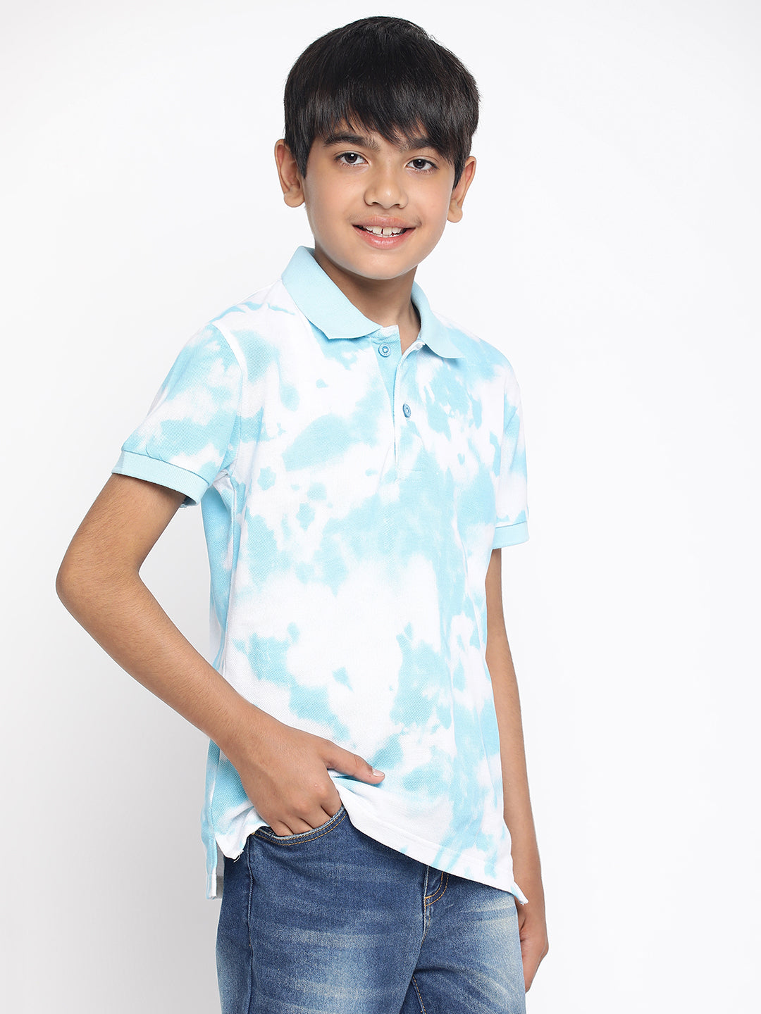 Lil Tomatoes Boys Cotton Polo T-shirt