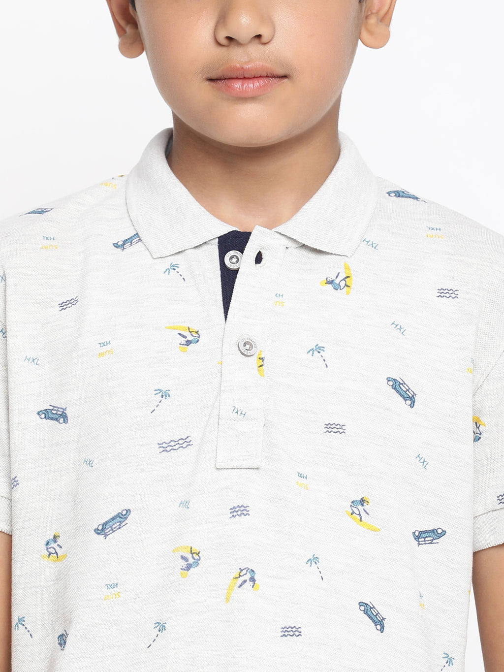 Lil Tomatoes Boys Cotton Polo T-shirt