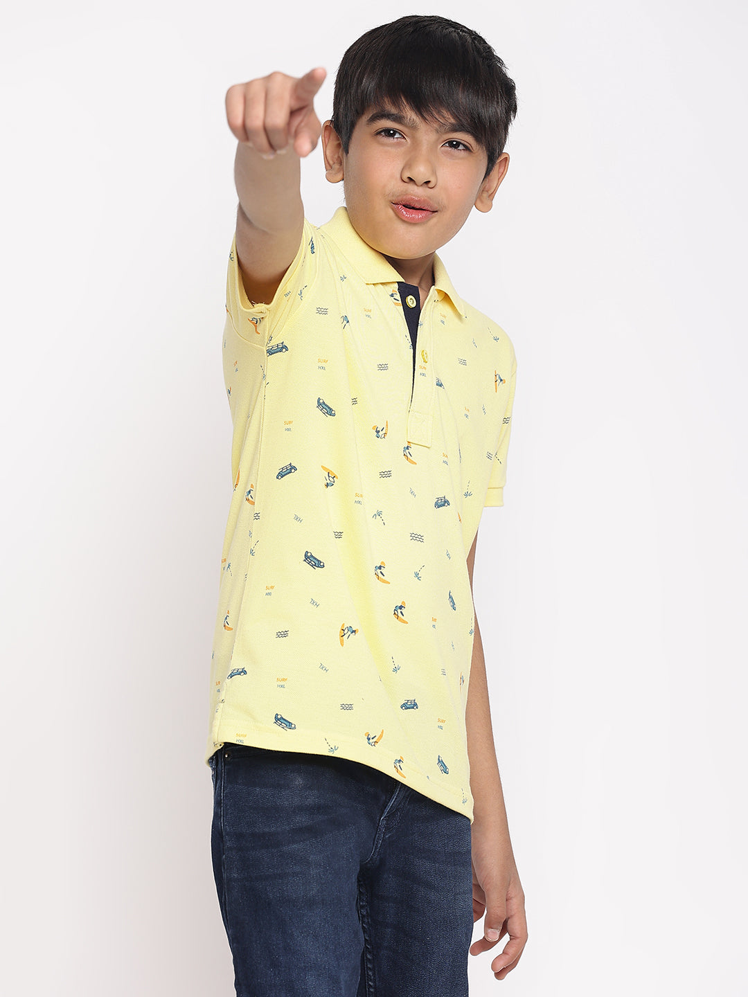 Lil Tomatoes Boys Cotton Polo T-shirt