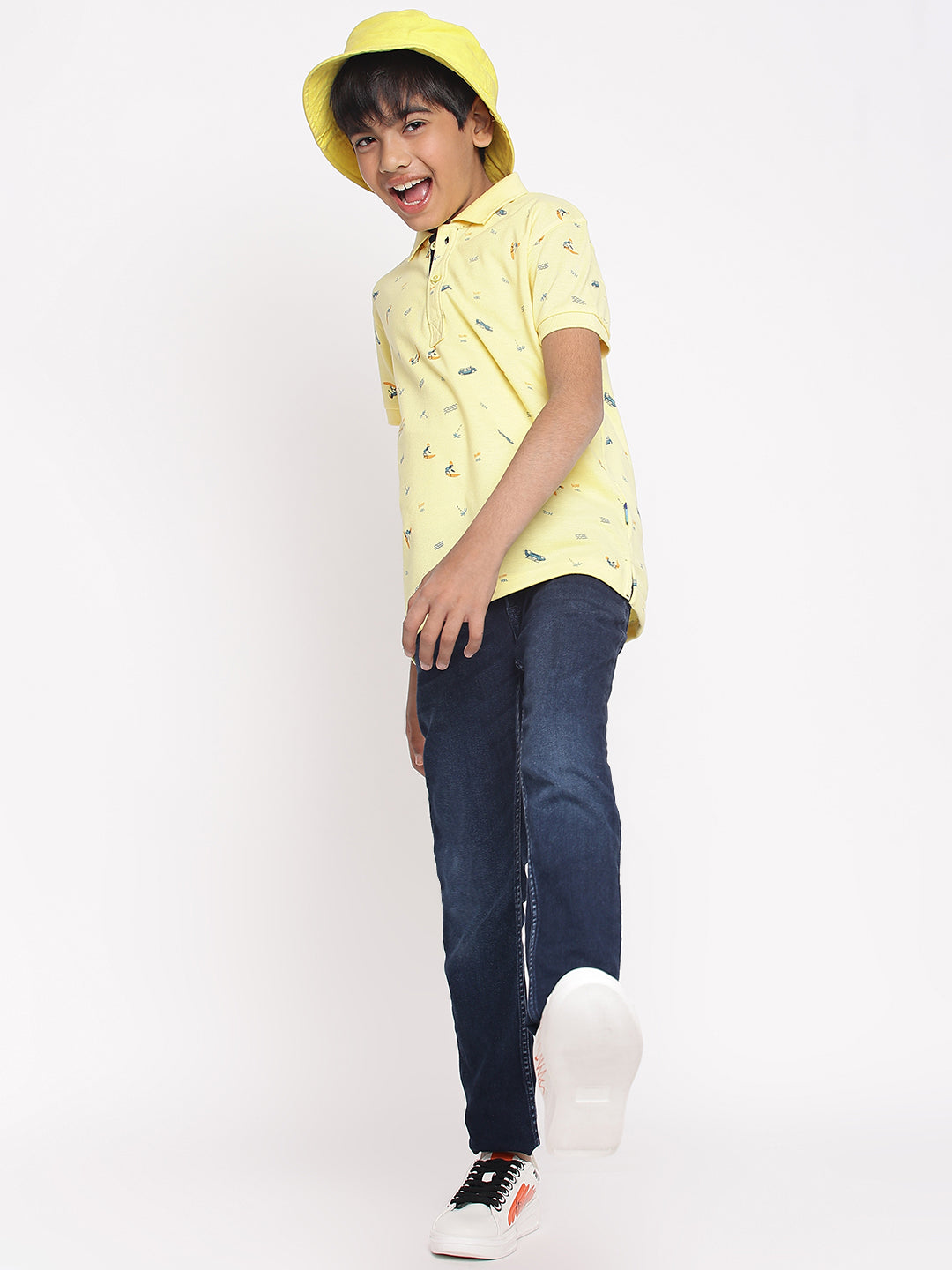 Lil Tomatoes Boys Cotton Polo T-shirt