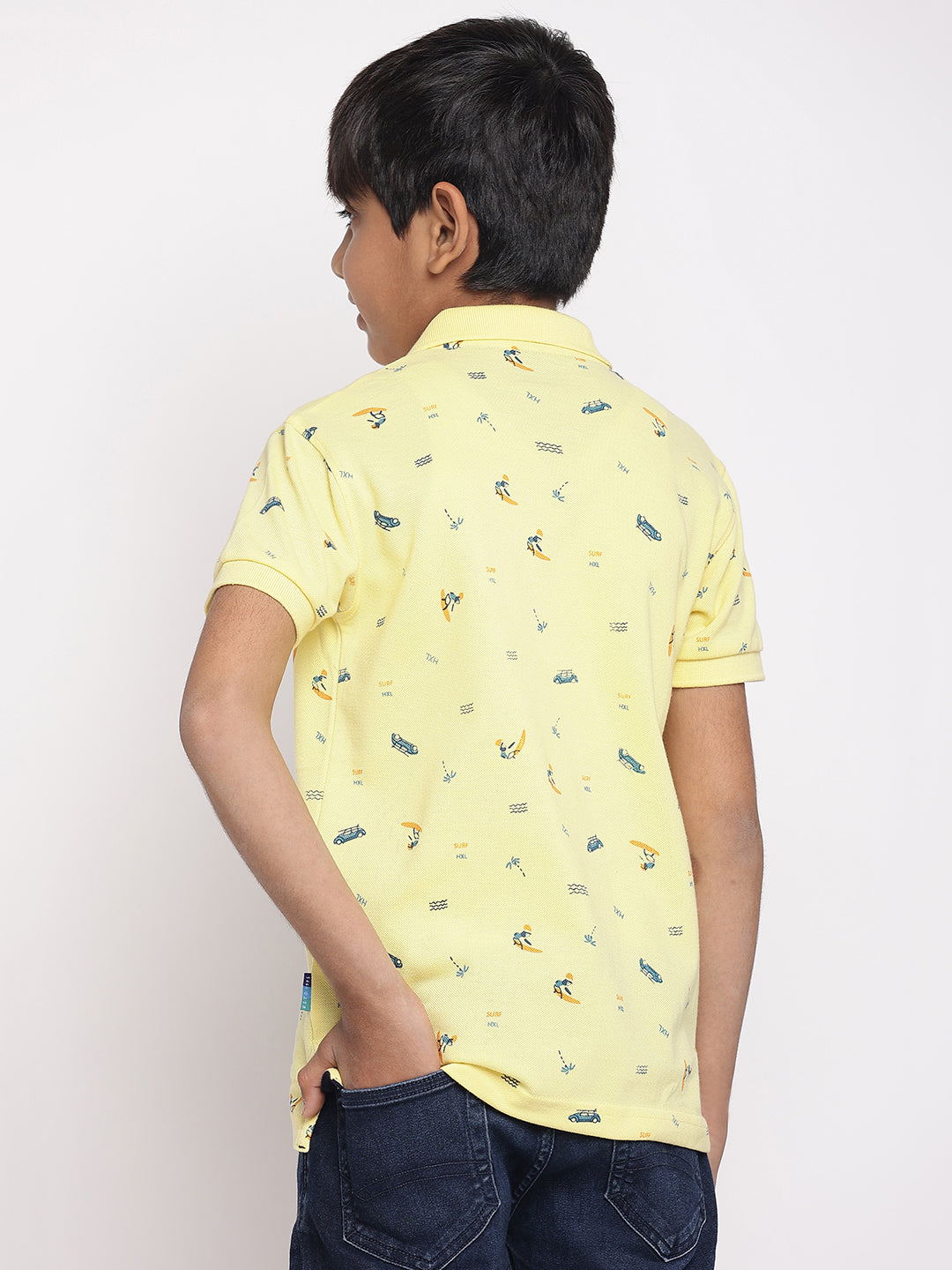 Lil Tomatoes Boys Cotton Polo T-shirt