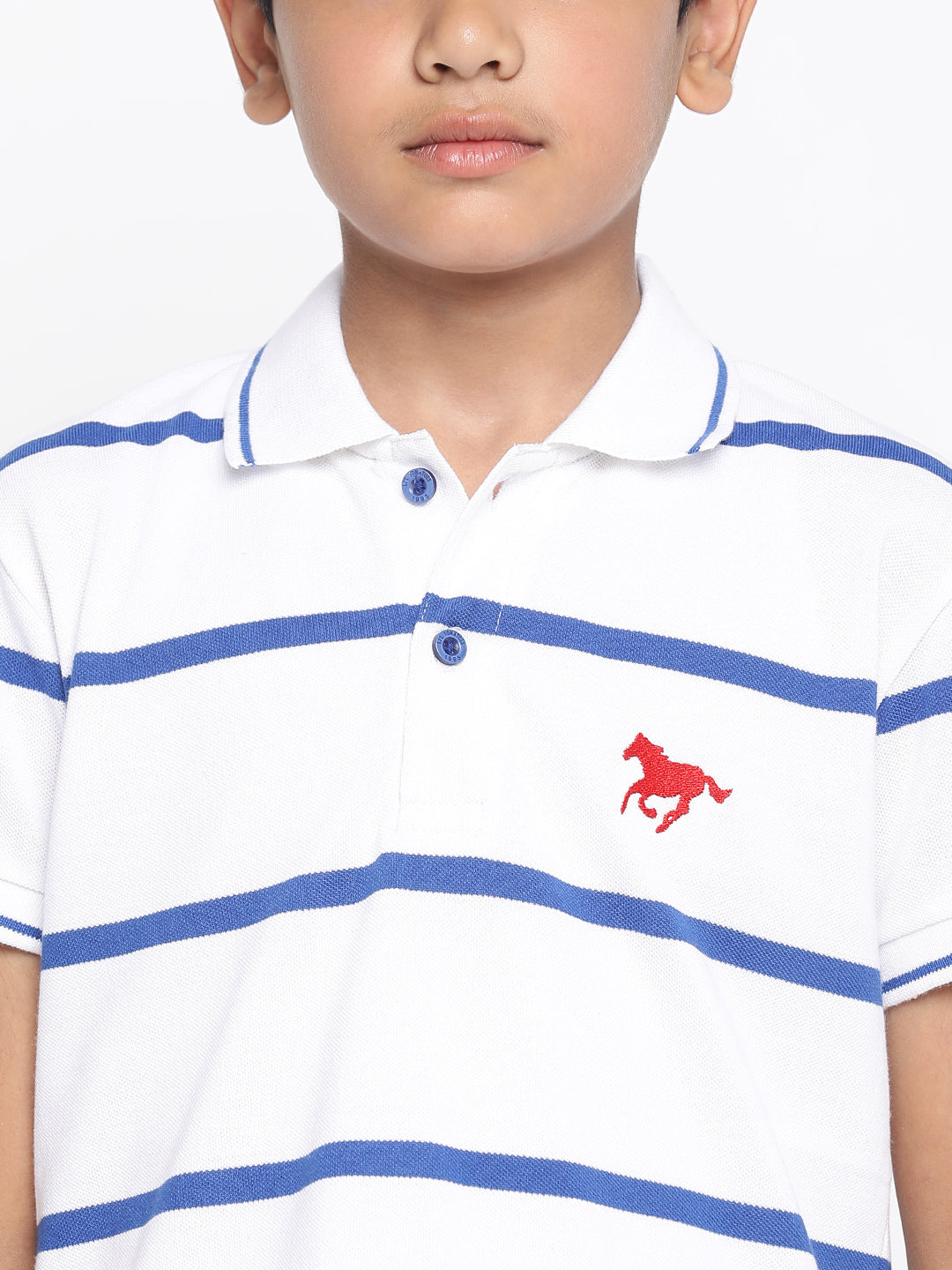 Lil Tomatoes Boys Cotton Polo T-shirt