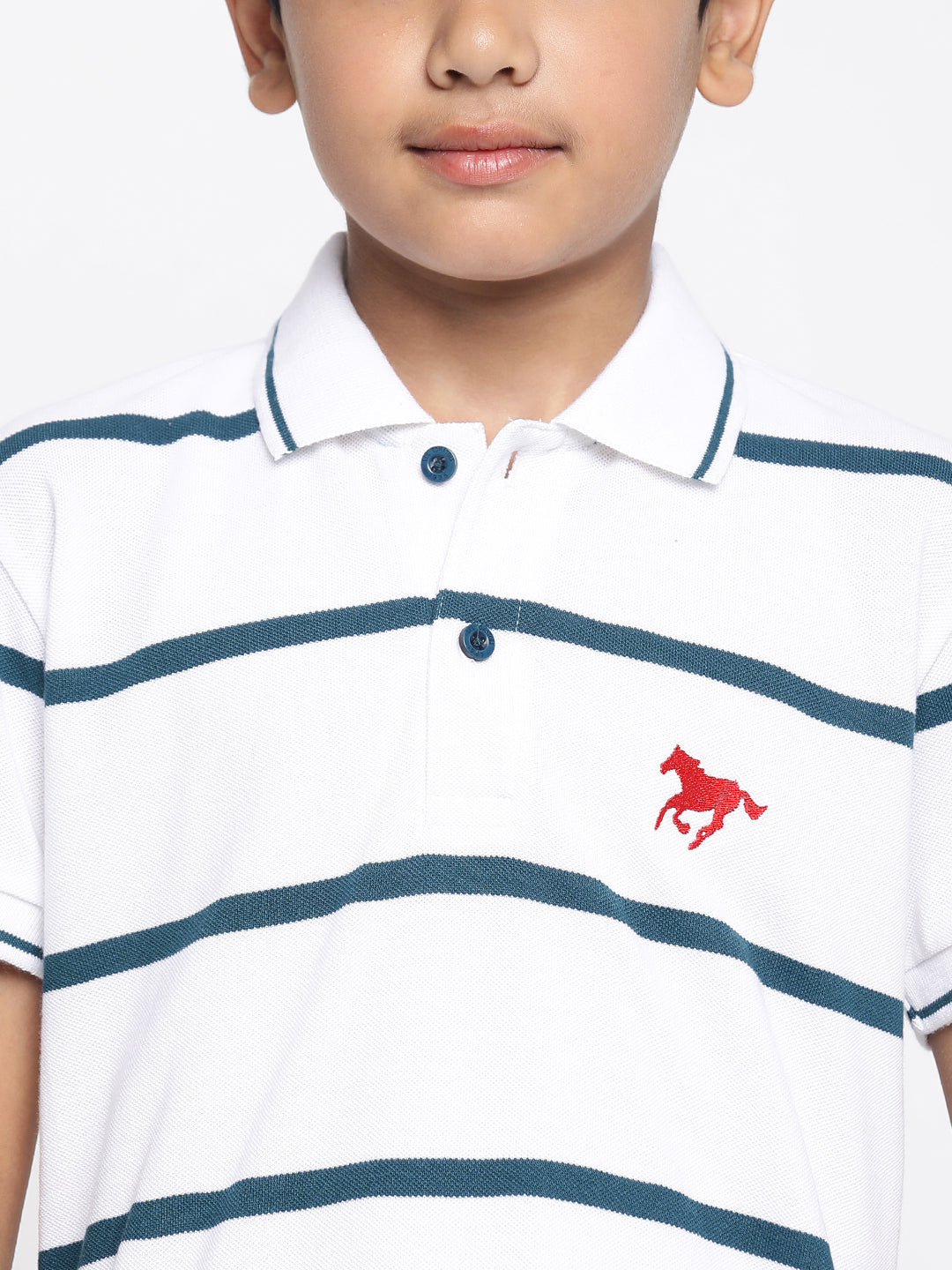 Lil Tomatoes Boys Cotton Polo T-shirt