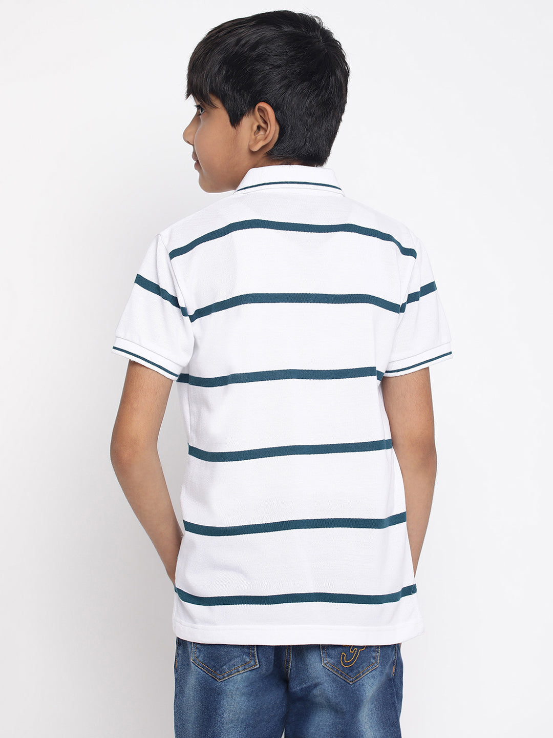 Lil Tomatoes Boys Cotton Polo T-shirt