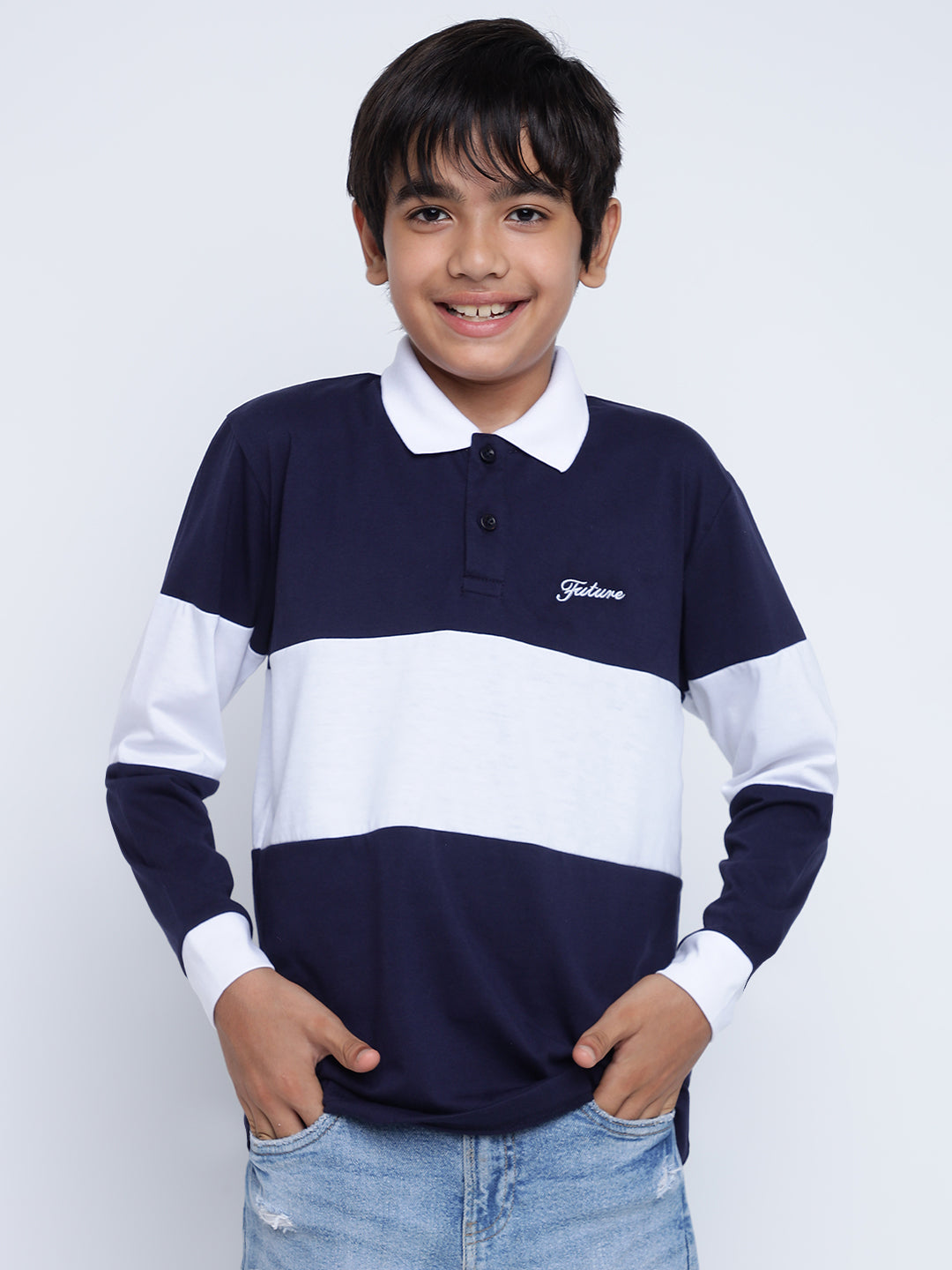 Lil Tomatoes Boys Cotton Polo T-shirt