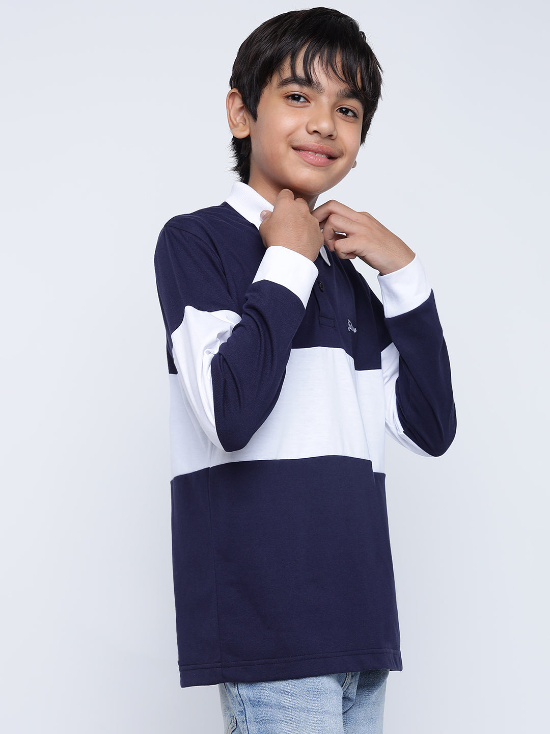 Lil Tomatoes Boys Cotton Polo T-shirt