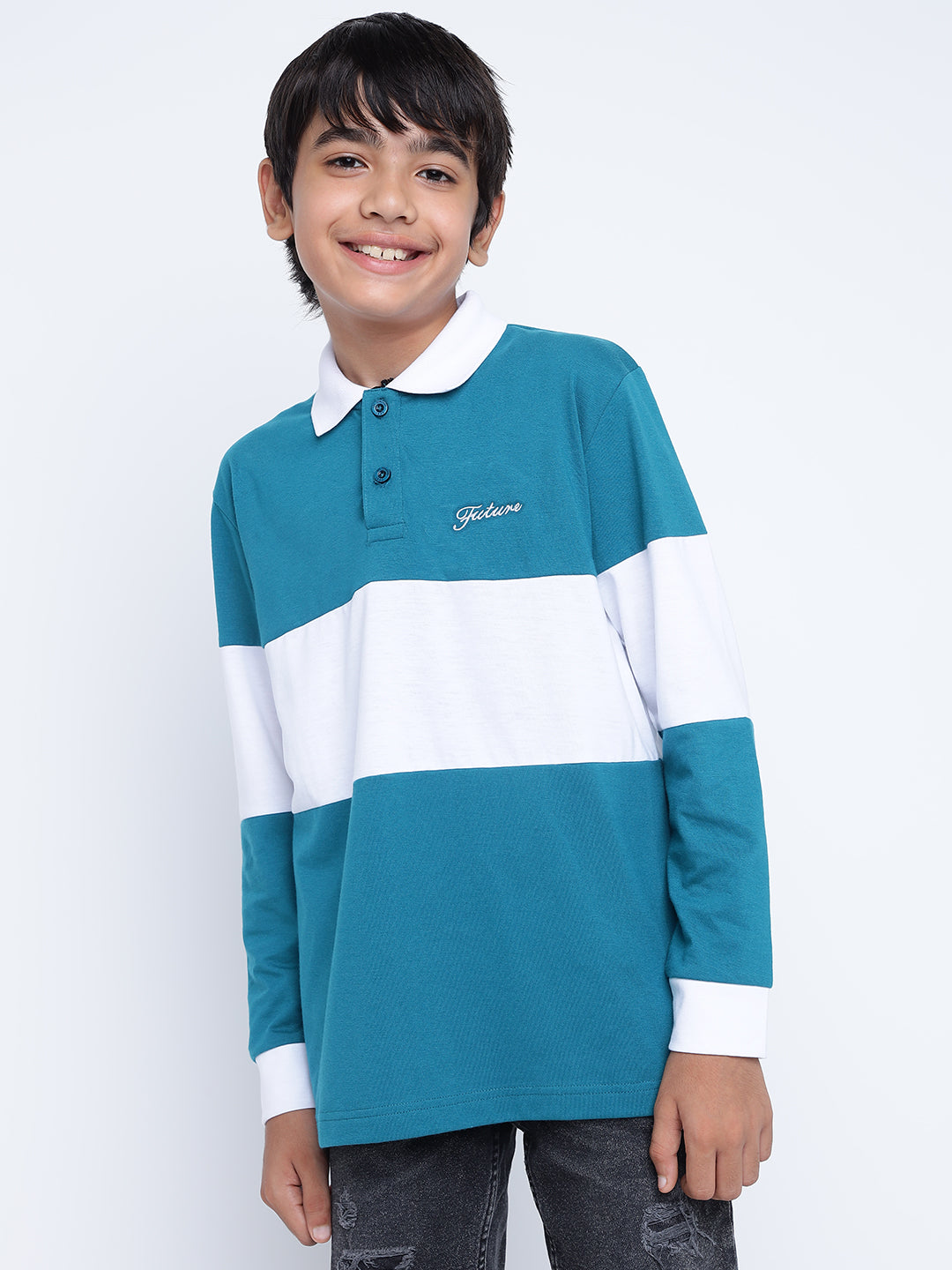 Lil Tomatoes Boys Cotton Polo T-shirt