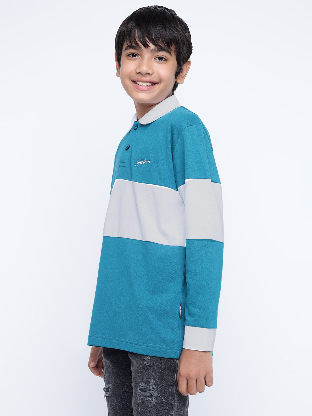 Lil Tomatoes Boys Cotton Polo T-shirt