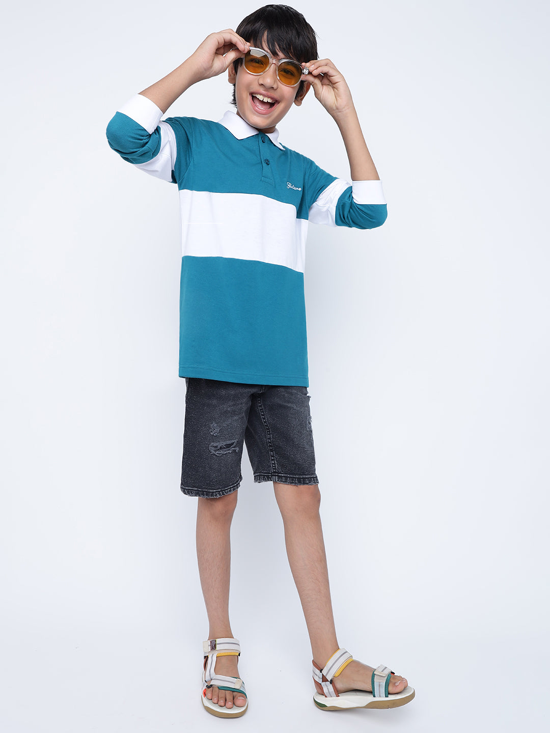 Lil Tomatoes Boys Cotton Polo T-shirt