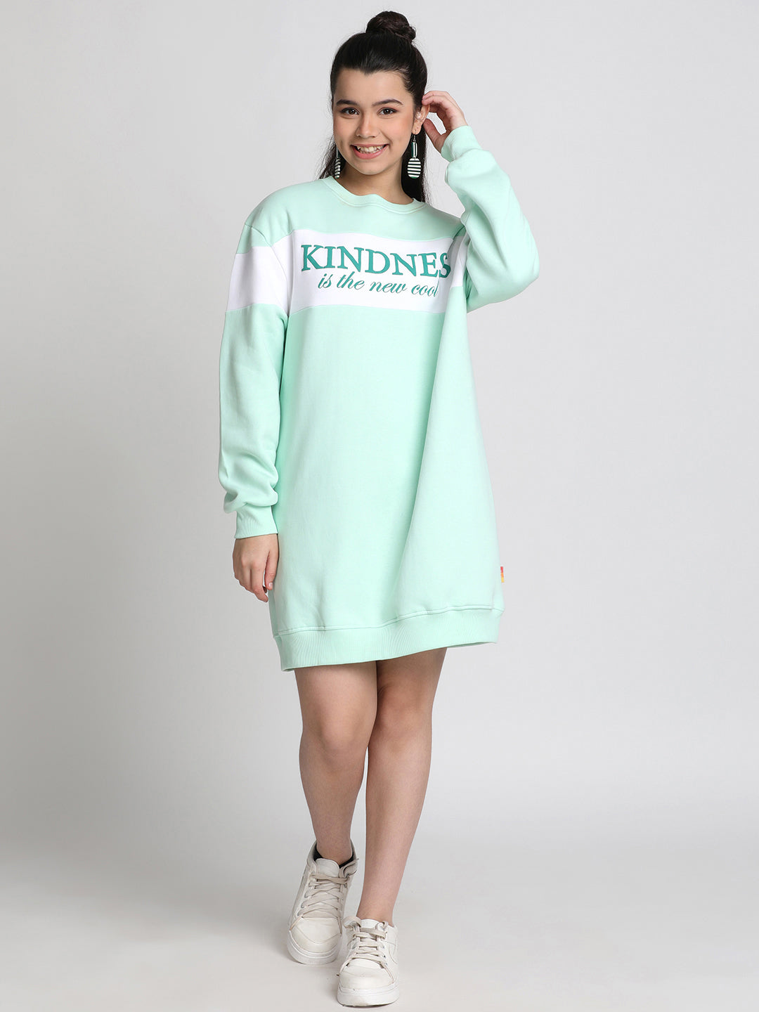 Lil Tomatoes Girls Heavy Weight Cotton Looper Dress