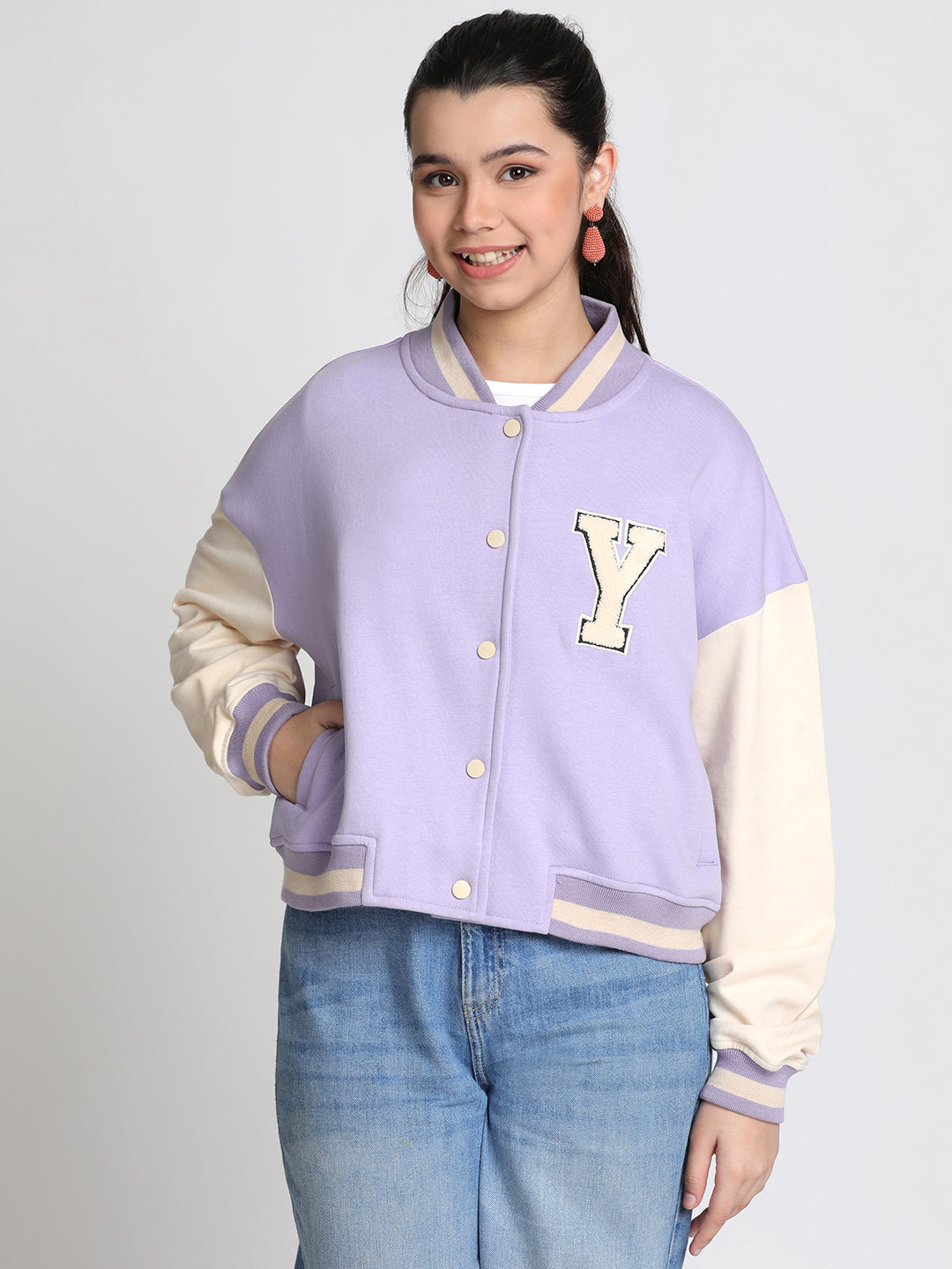 Lil Tomatoes Girls Heavy Weight Cotton Fleece Jacket