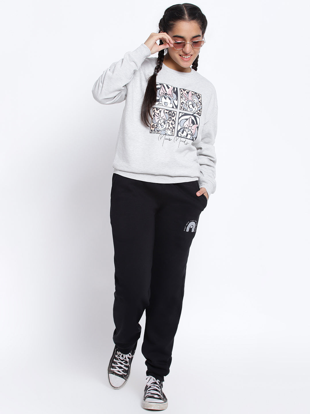 Lil Tomatoes Girls Cotton Fleece Trackpant