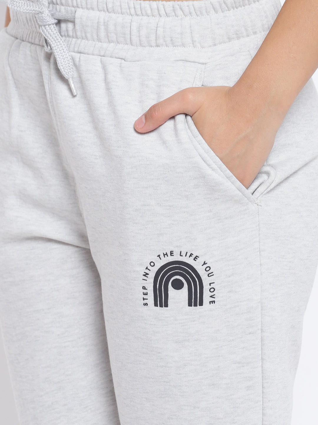 Lil Tomatoes Girls Cotton Fleece Trackpant