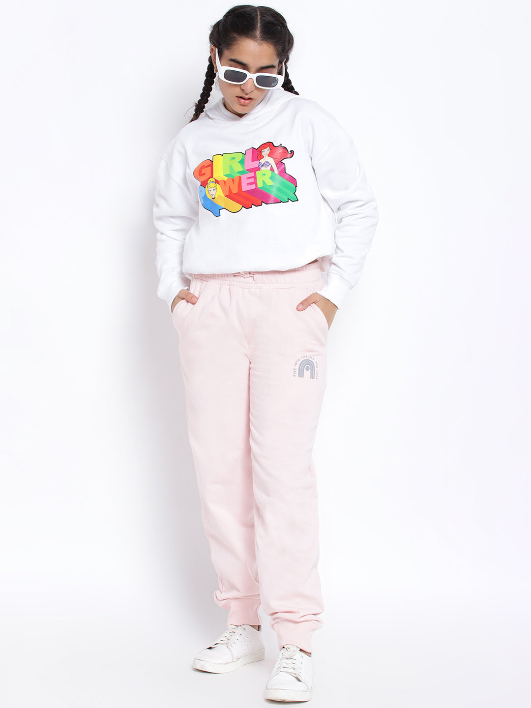 Lil Tomatoes Girls Cotton Fleece Trackpant