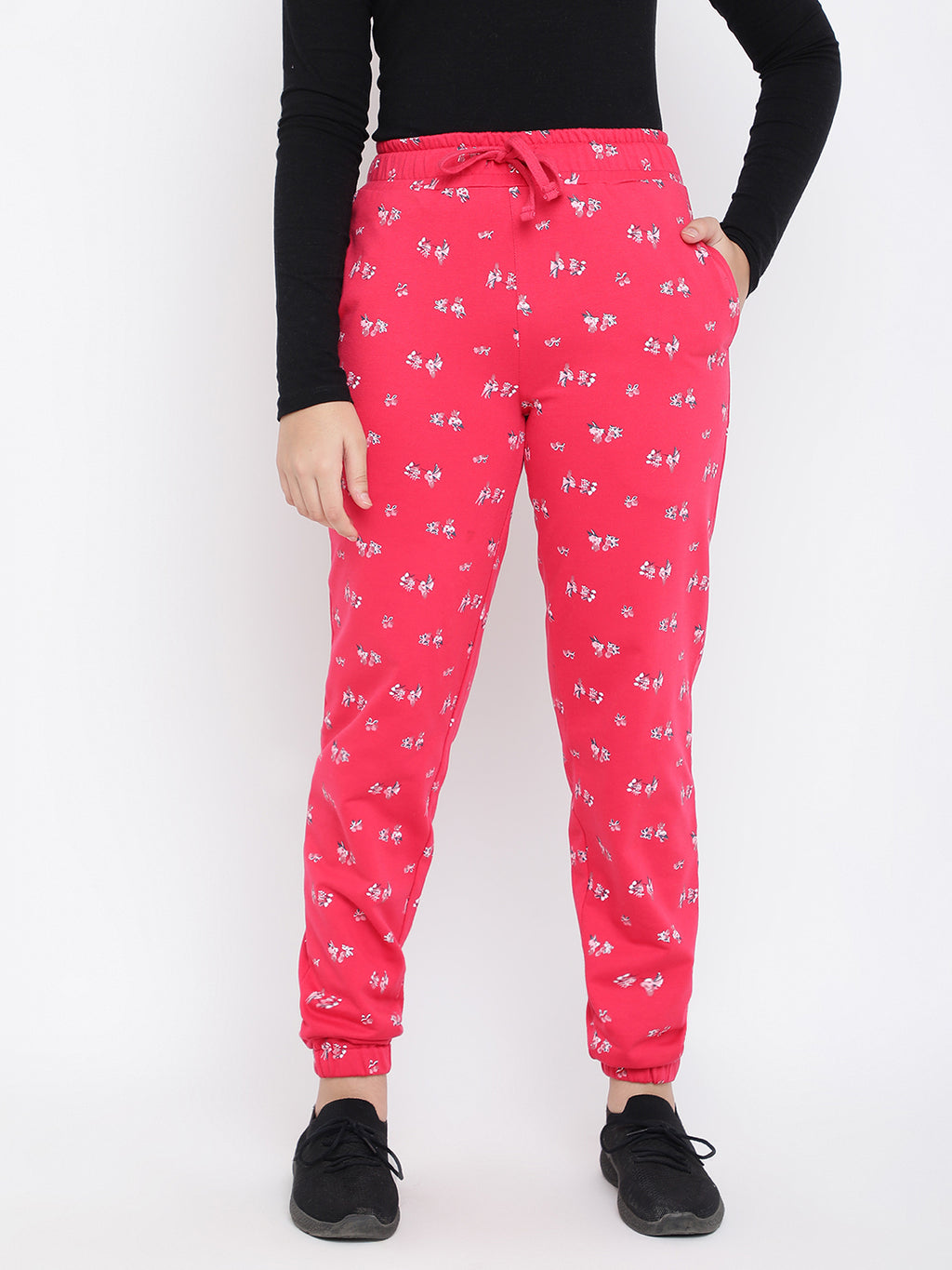 Lil Tomatoes Girls Cotton Looper Joggers