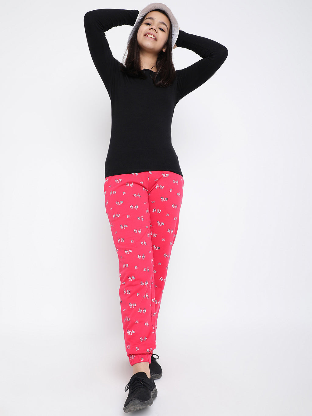 Lil Tomatoes Girls Cotton Looper Joggers