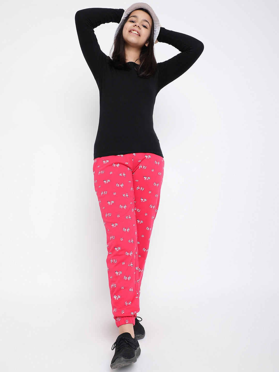 Lil Tomatoes Girls Cotton Looper Joggers