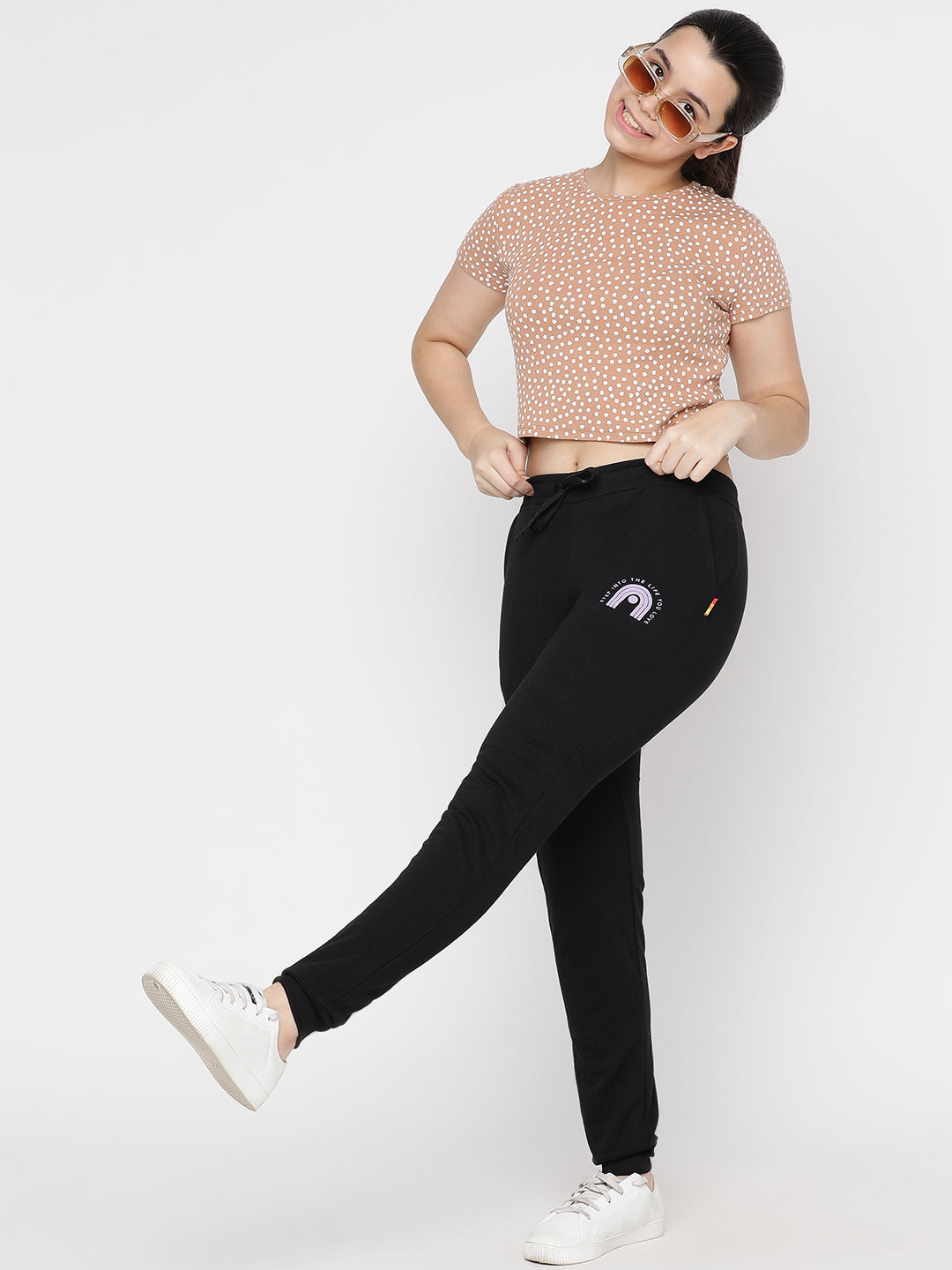 Lil Tomatoes Girls Light Weight Cotton Looper Joggers