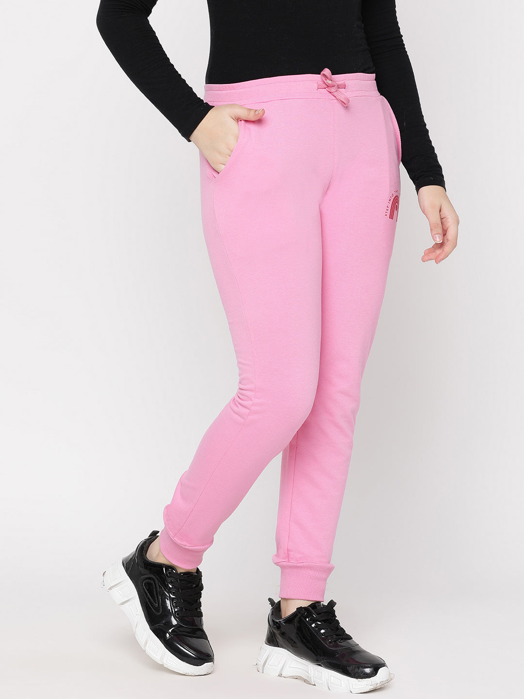 Lil Tomatoes Girls Light Weight Cotton Looper Joggers