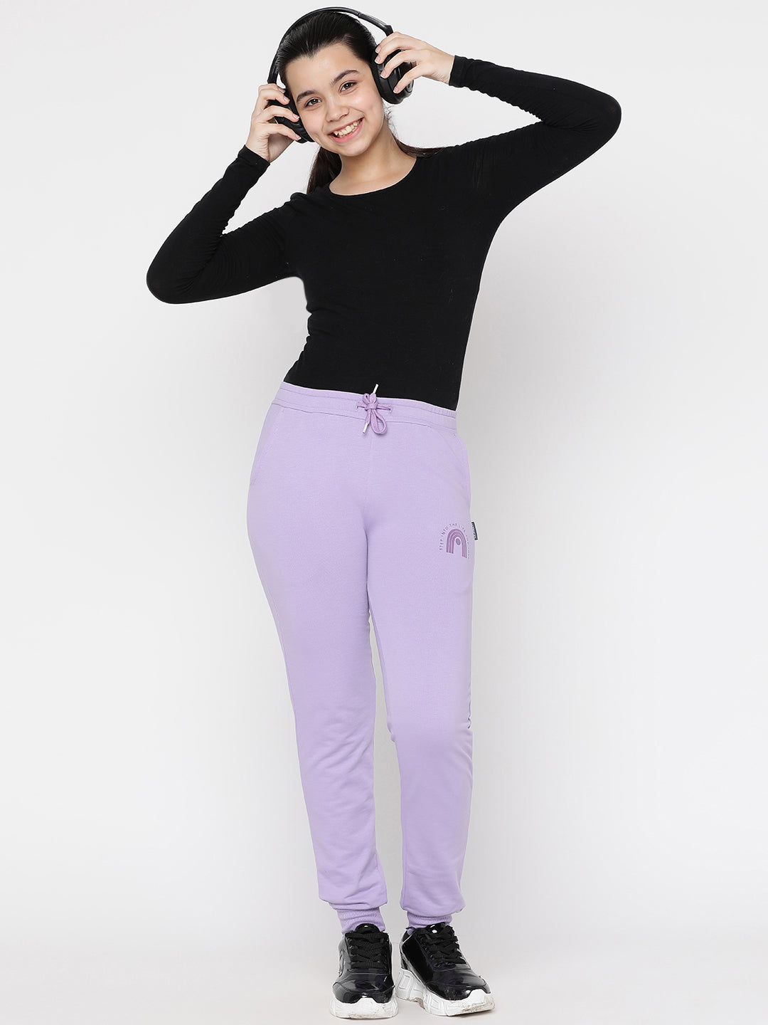 Lil Tomatoes Girls Light Weight Cotton Looper Joggers