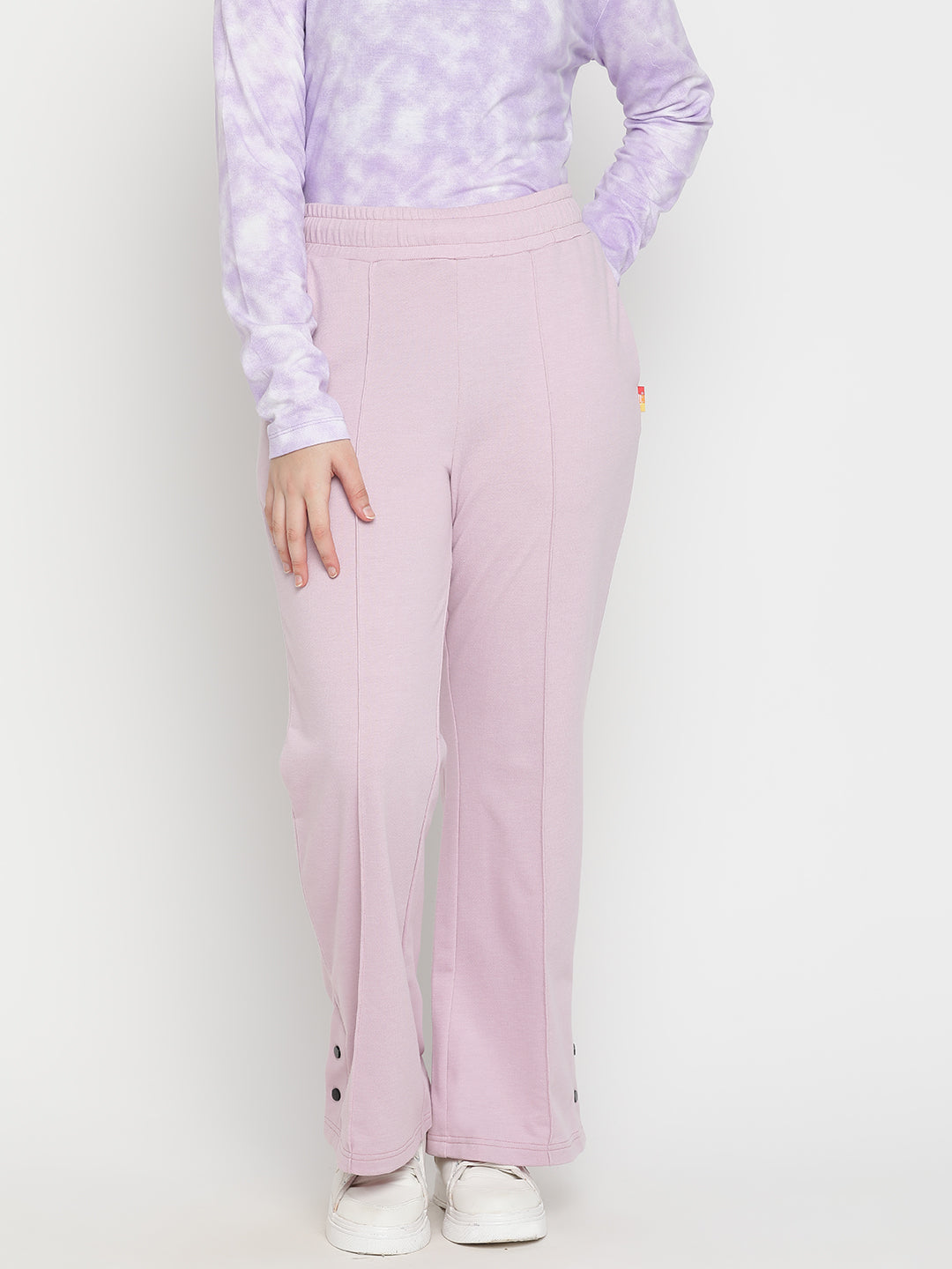 Lil Tomatoes Girls Cotton Looper Flared Trackpant