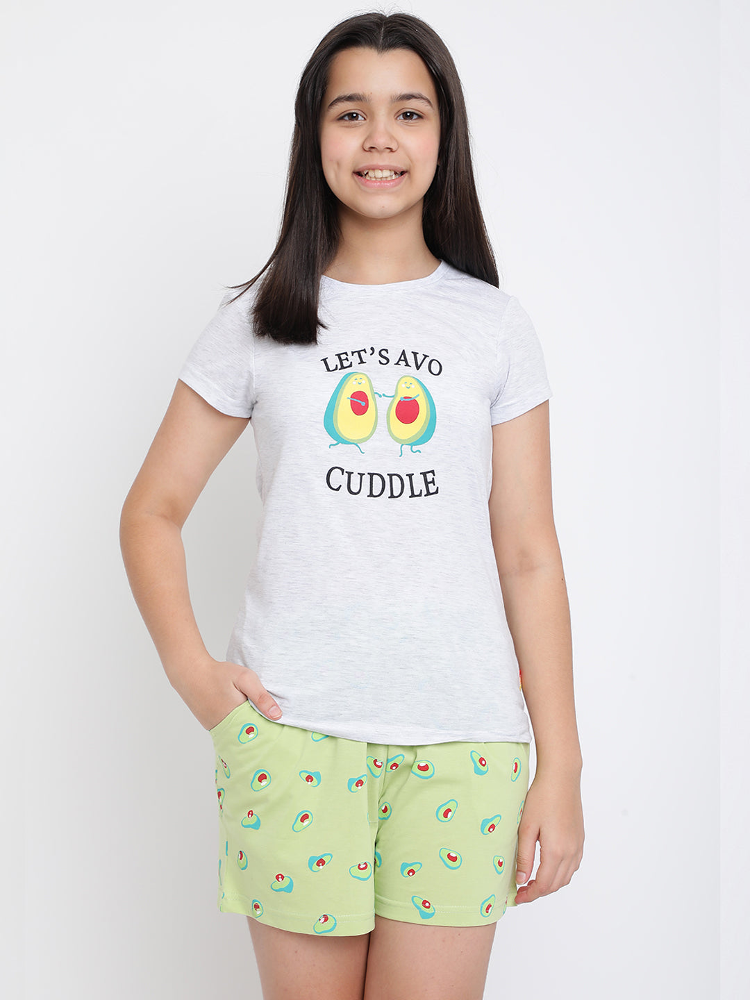 Lil Tomatoes Girls Cotton Night Suits
