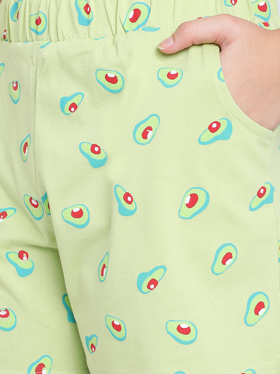 Lil Tomatoes Girls Cotton Night Suits