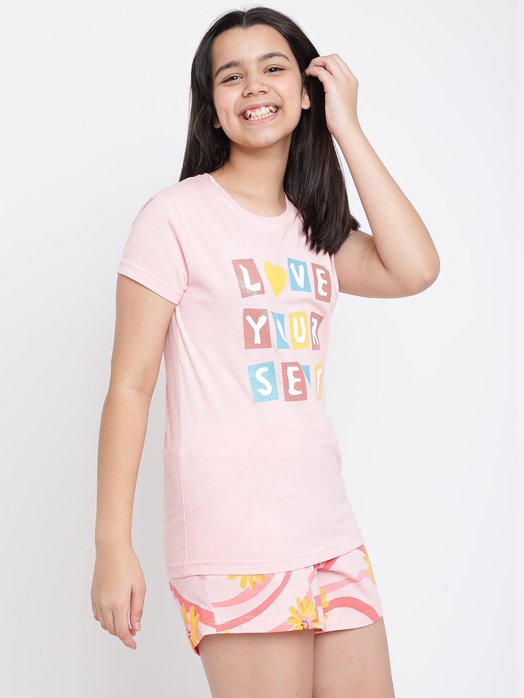 Lil Tomatoes Girls Cotton Night Suits