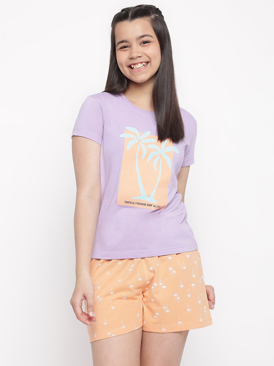 Lil Tomatoes Girls Cotton Night Suits