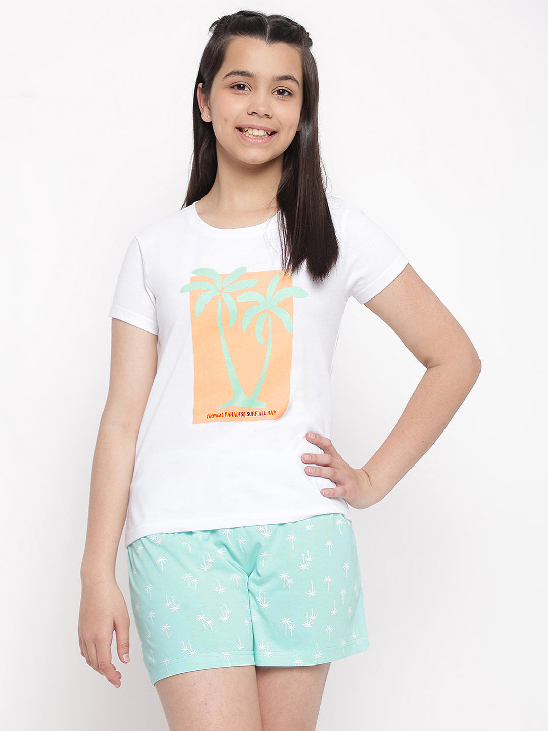 Lil Tomatoes Girls Cotton Night Suits