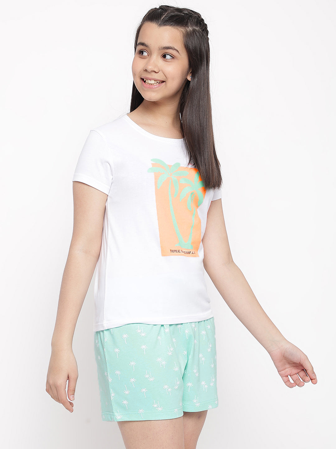 Lil Tomatoes Girls Cotton Night Suits