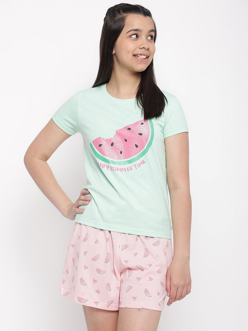 Lil Tomatoes Girls Cotton Night Suits
