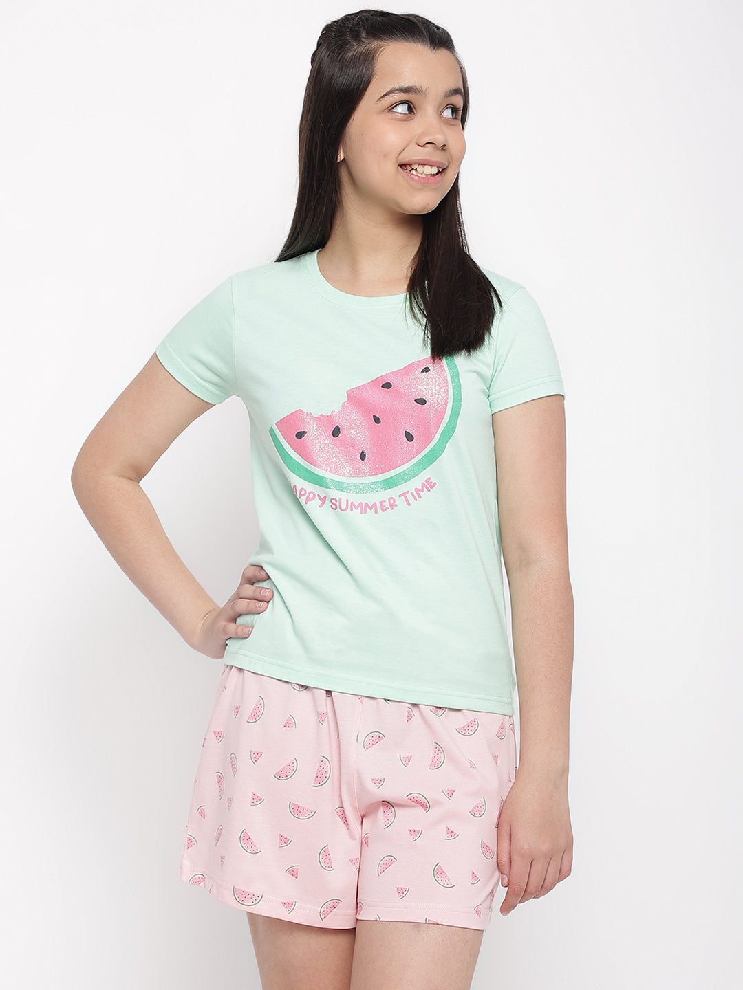 Lil Tomatoes Girls Cotton Night Suits