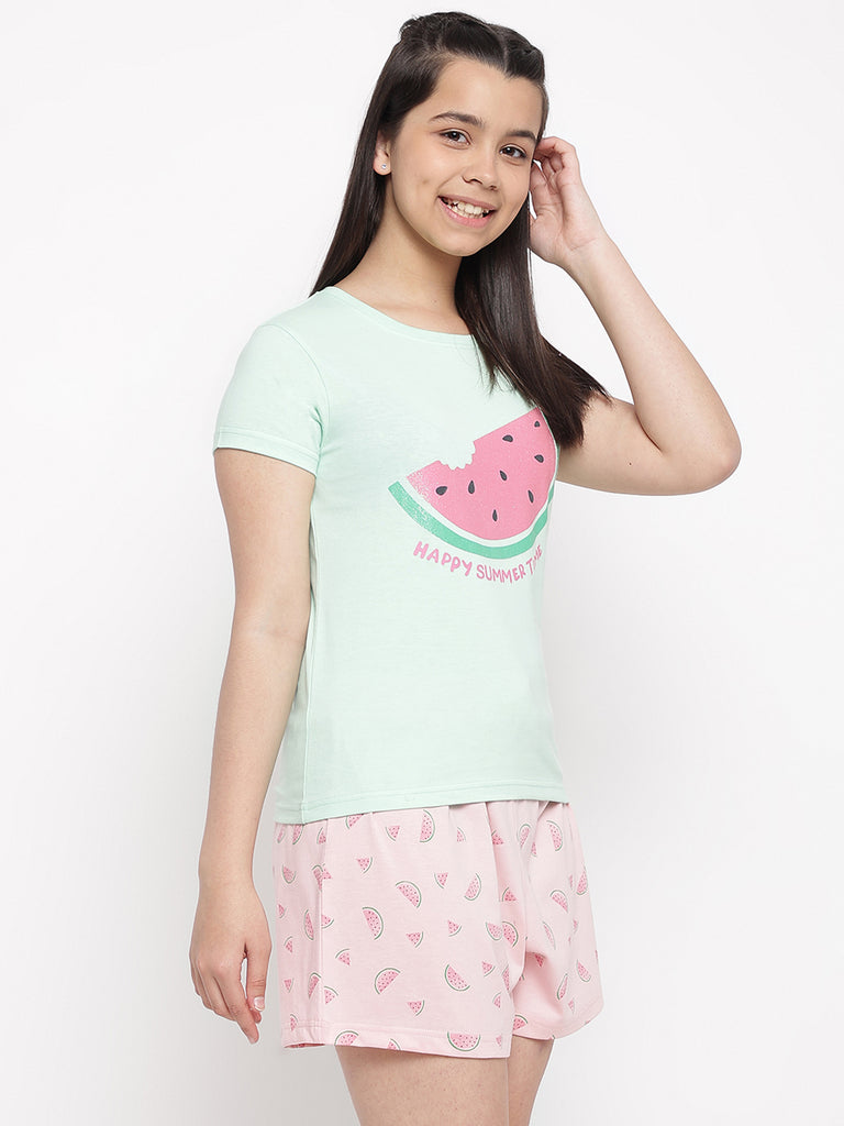 Lil Tomatoes Girls Cotton Night Suits
