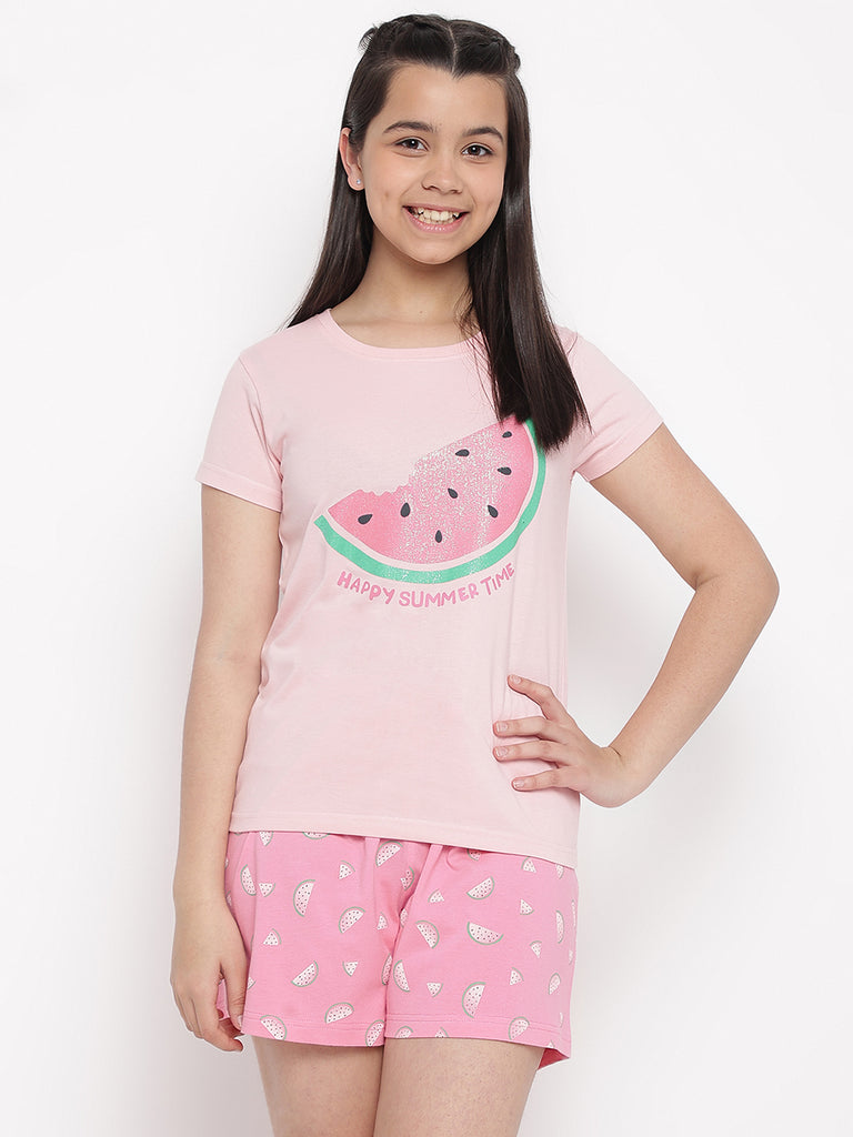 Lil Tomatoes Girls Cotton Night Suits