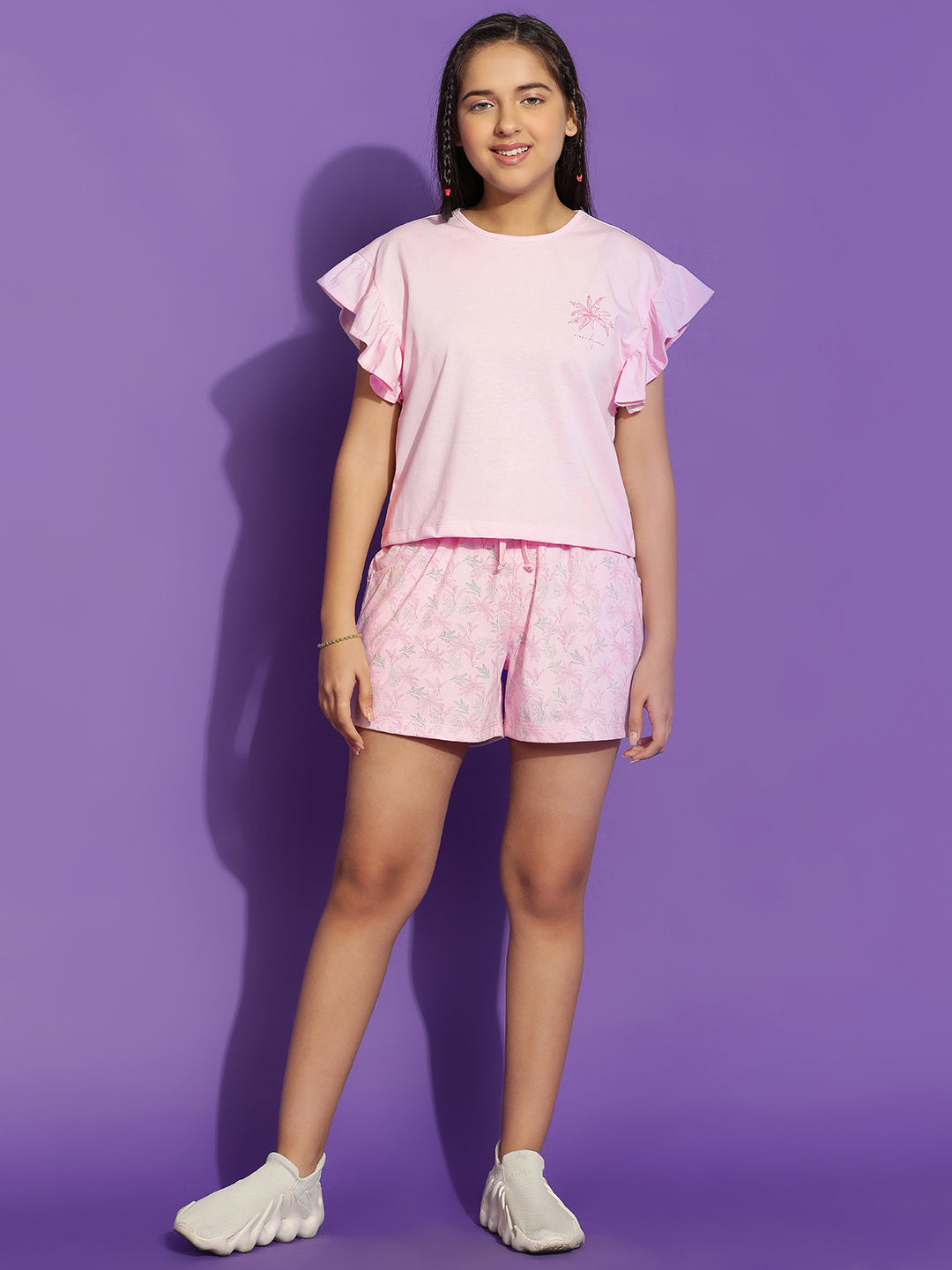Lil Tomatoes Girls Cotton Night Suits