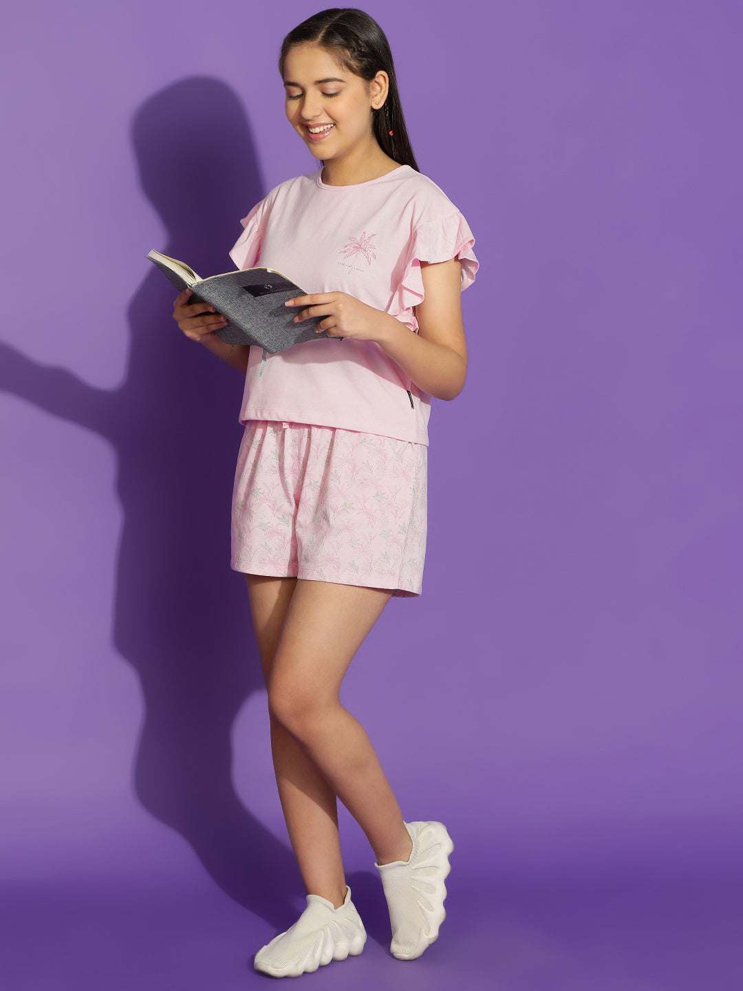 Lil Tomatoes Girls Cotton Night Suits