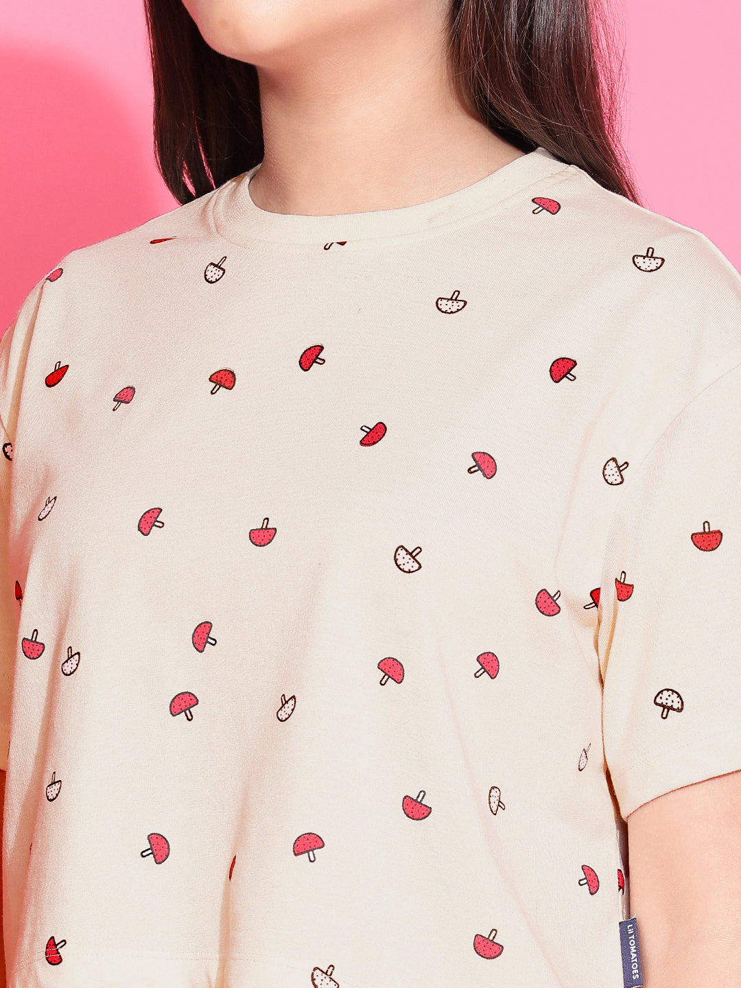 Lil Tomatoes Girls Cotton Night Suits