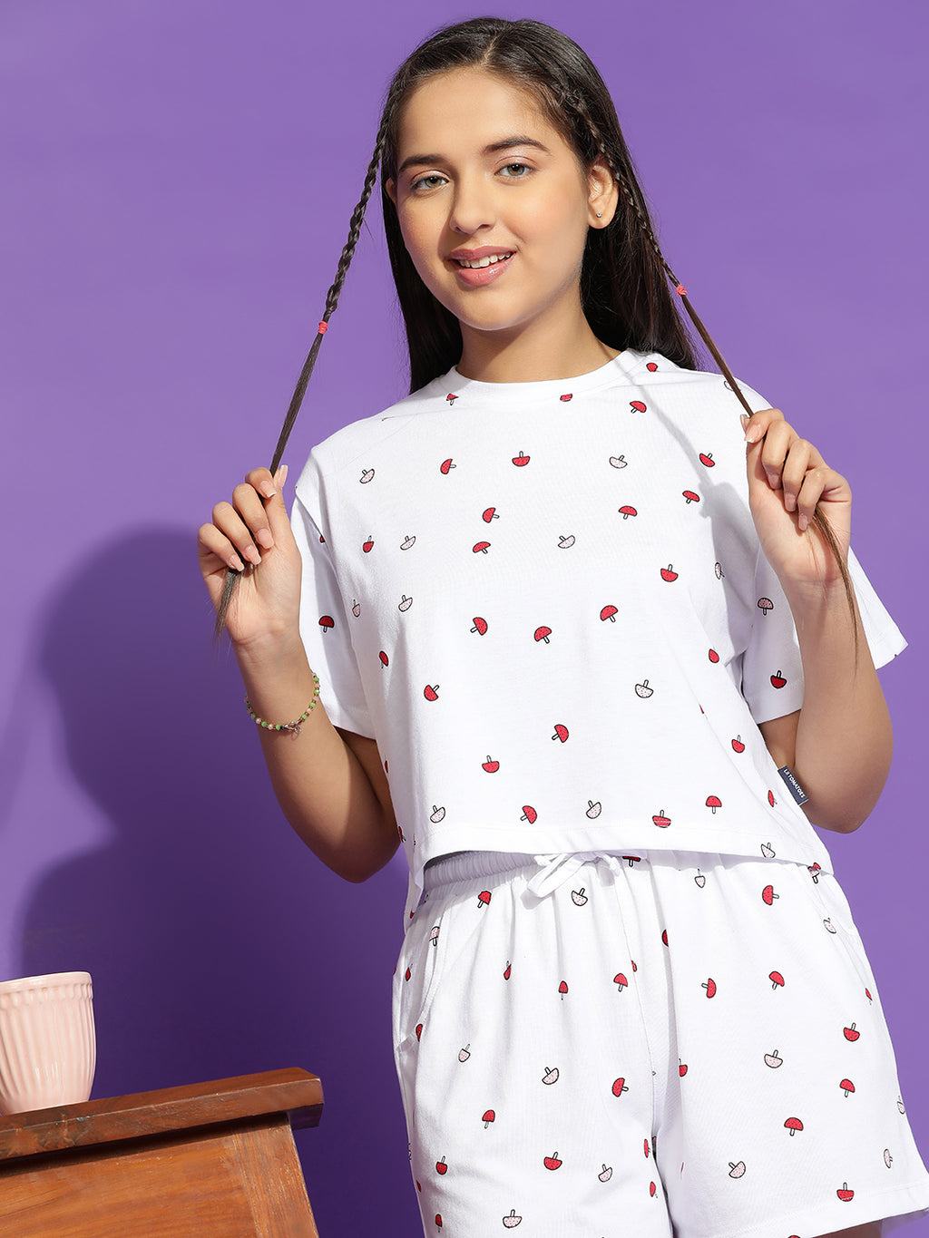 Lil Tomatoes Girls Cotton Night Suits