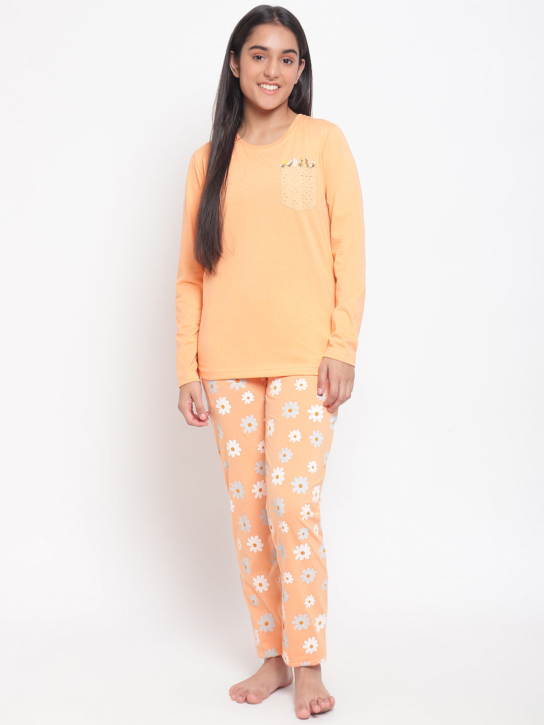 Li'l Tomatoes Girls Cotton Night Suits
