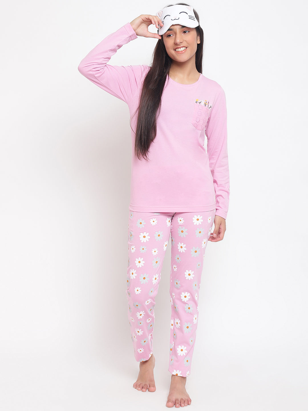 Li'l Tomatoes Girls Cotton Night Suits