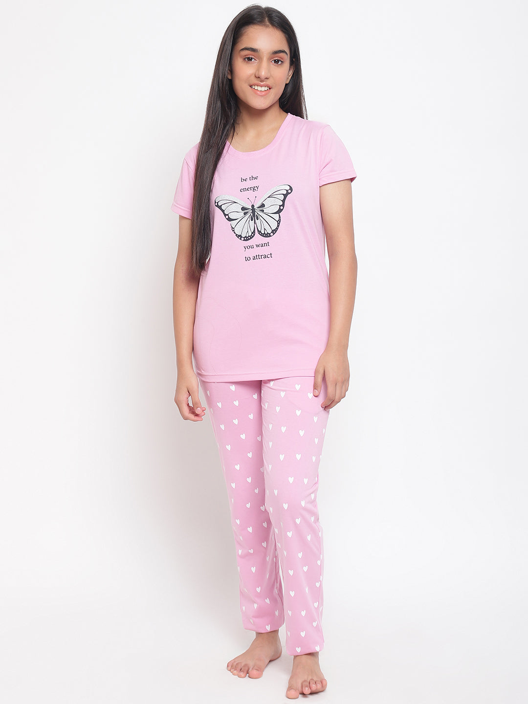 Li'l Tomatoes Girls Cotton Night Suits