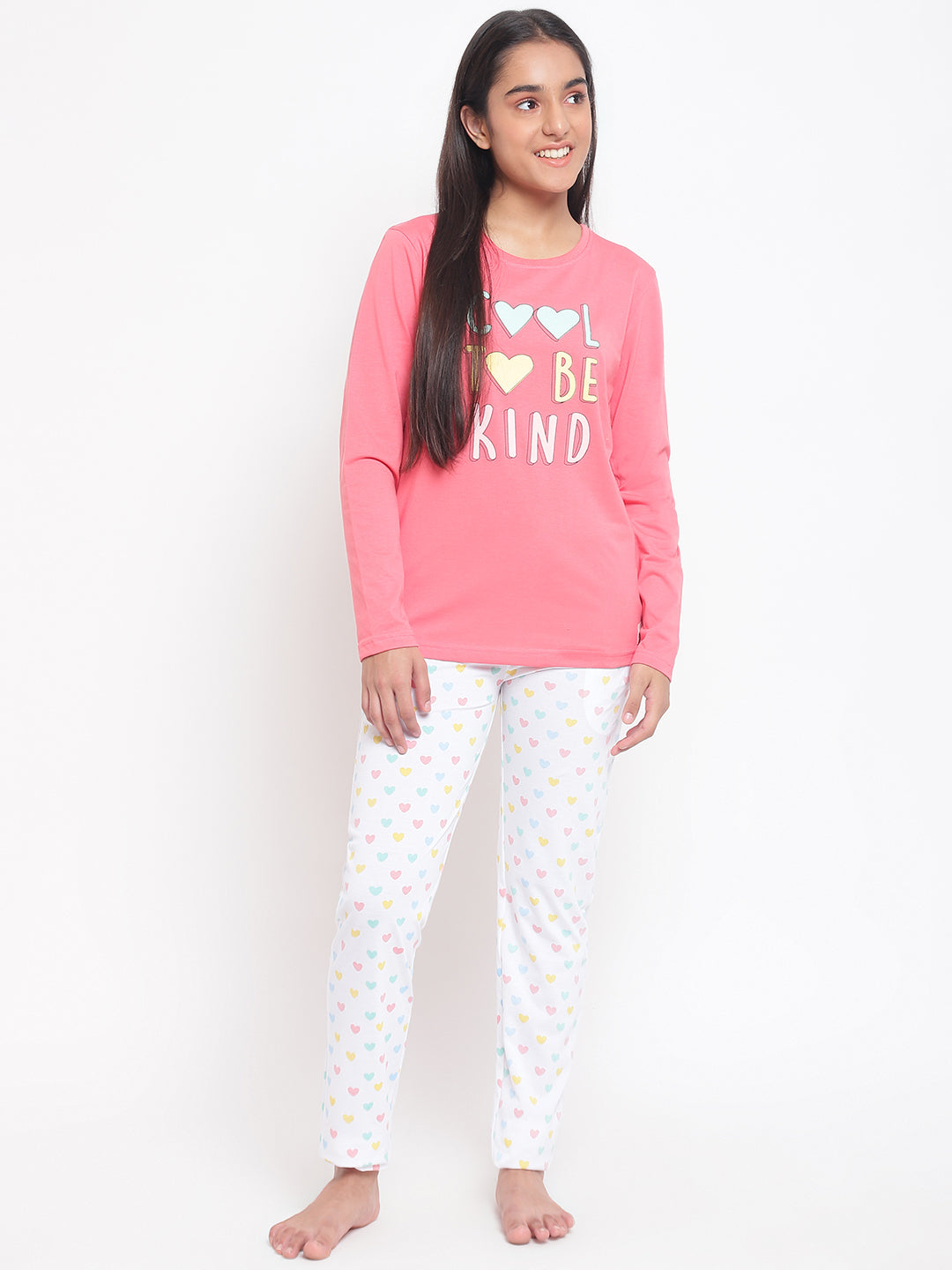 Li'l Tomatoes Girls Cotton Night Suits