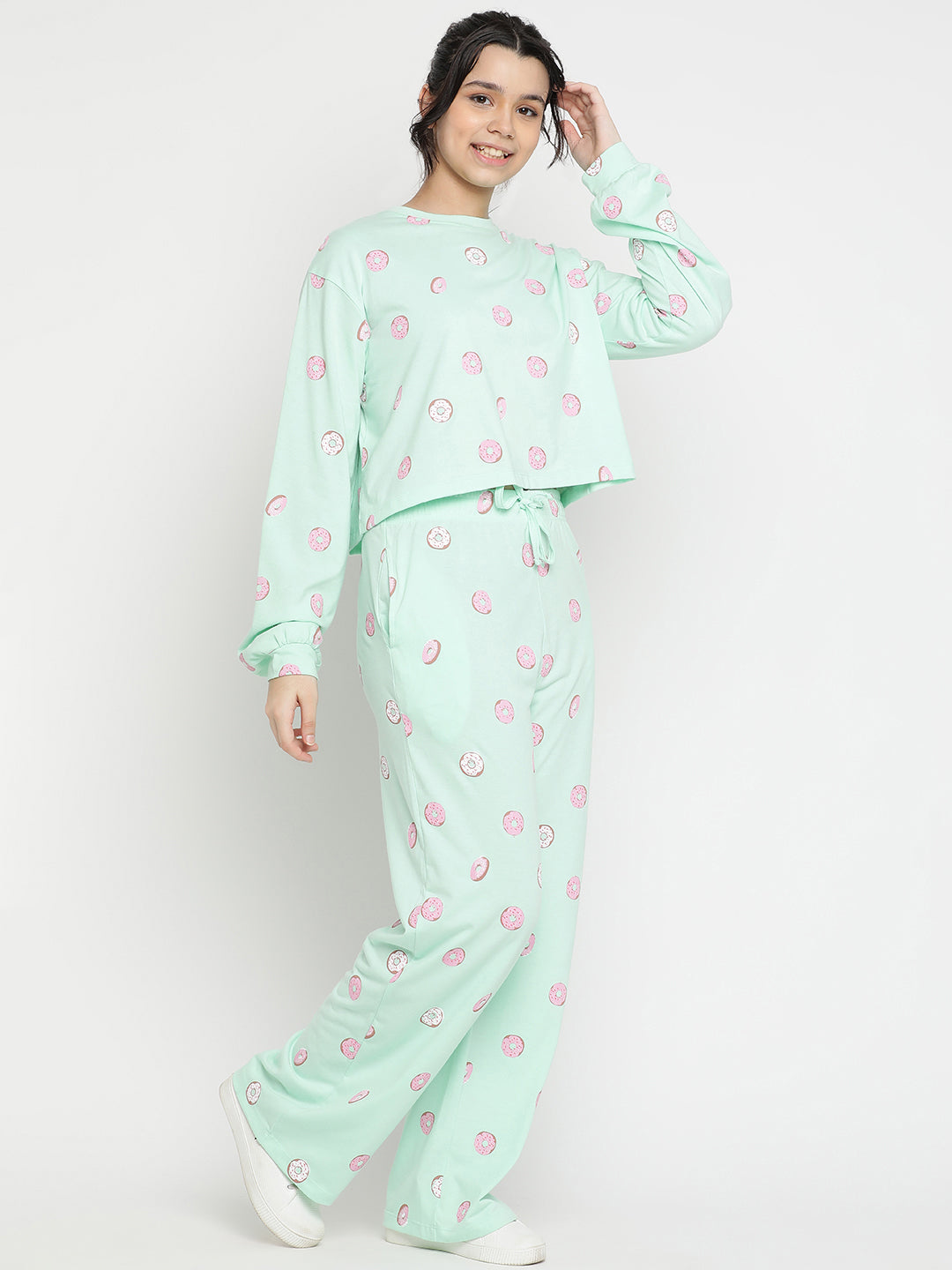 Lil Tomatoes Girls Cotton Night Suits