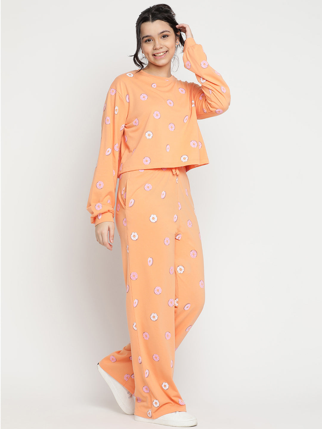 Lil Tomatoes Girls Cotton Night Suits