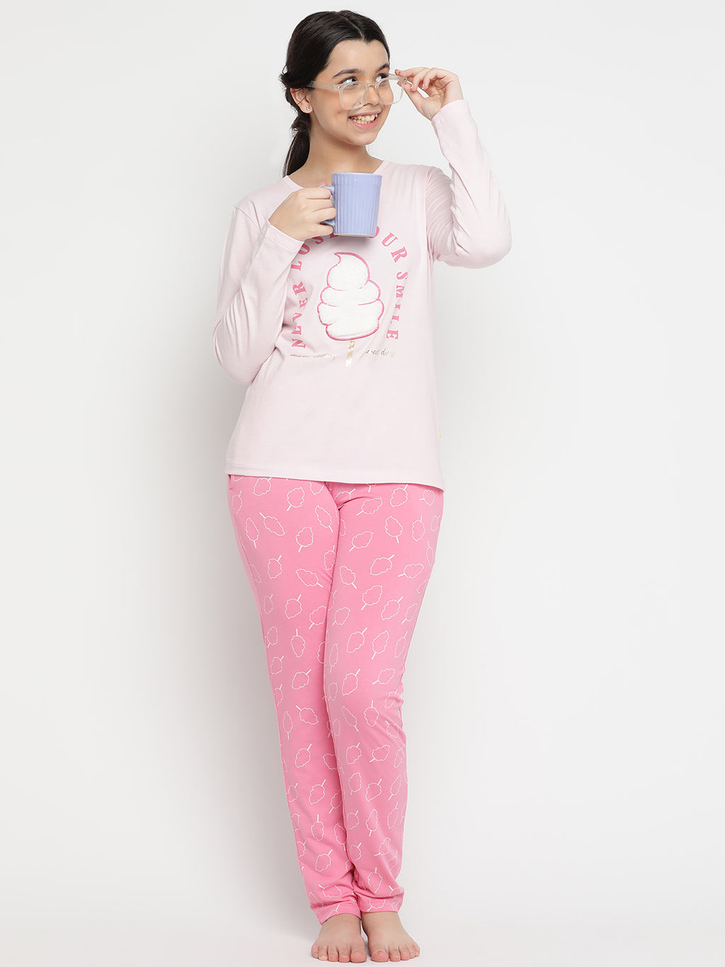 Lil Tomatoes Girls Cotton Night Suits