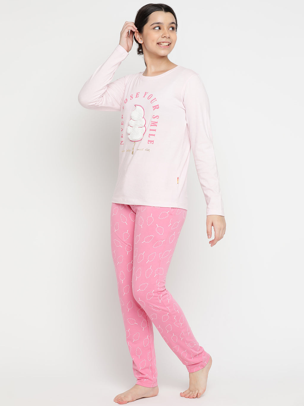Lil Tomatoes Girls Cotton Night Suits