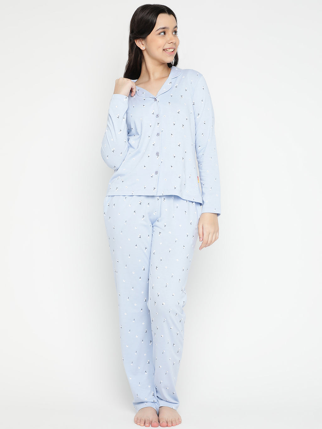 Lil Tomatoes Girls Cotton Night Suits